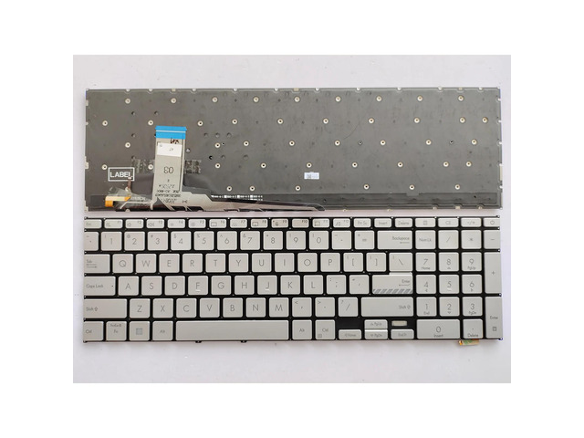 US version laptop keyboard (US backlit silver) for Vivobook 17 X1702 X1702Z X1702ZA X1703 X1703ZA