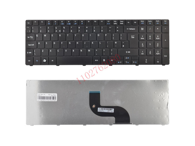 British keyboards for 5810T, 5820T, 5750G, 5742, 5536TG, and 7741ZG/G series laptops.