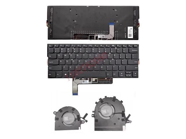 Replacement keyboard + laptop cooling fan for YOGA 9-14ITL5 82BG laptop (US version)