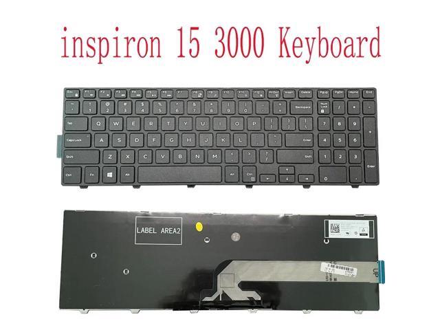 Keyboard replacement for Inspiron 15 3000 5000 3541 3542 3543 3551 3552 3558 3593 and Inspiron 17 5000 5748 5749 5755 (US version, no backlight).