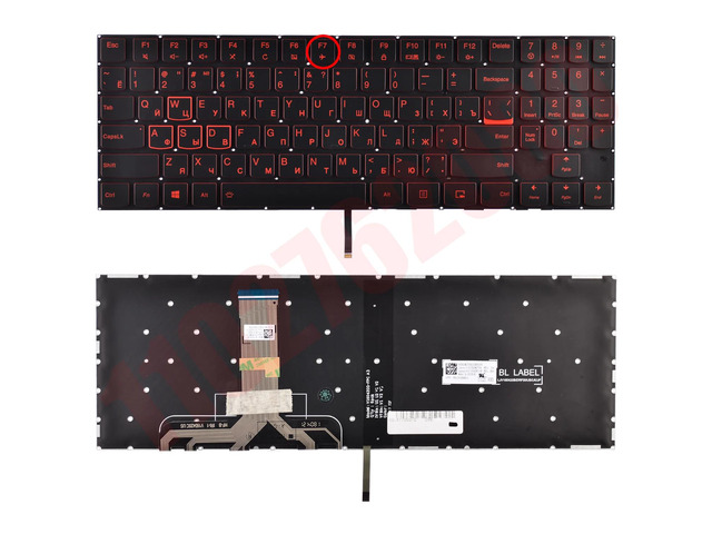 Russian backlit keyboard for Y520, Y520-15IKB, Y720, R720, R720-15IKB, Y720-15IKB, 15-inch and 15IKB laptops