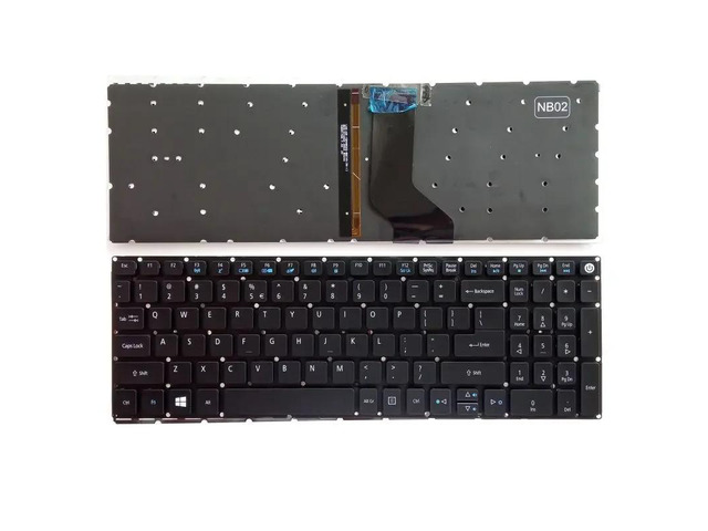 Compatible with ES1-523 ES1-524 ES1-533 ES1-572 T N16C1 laptop keyboard (backlit, USA)