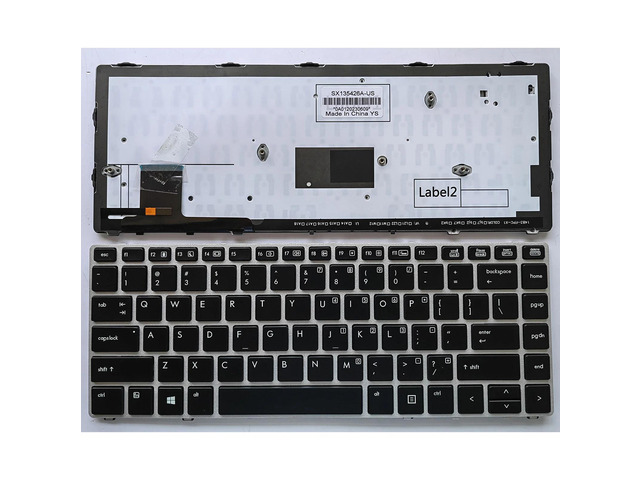 US keyboard 697685-001 (frame backlight US-1) for Folio 9470M 9470 9480 9480M