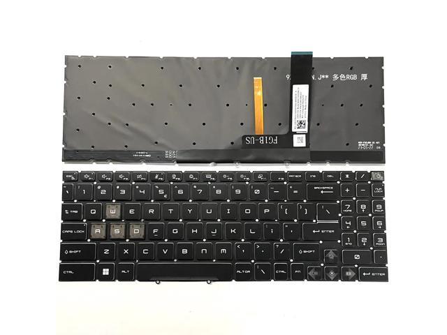 Four-zone RGB backlit keyboard for Katana 15 B12UDXK B12VEK A15 AI B8VE 17 B13UCXK A17 AI B8VF Pulse 15 B13VFK B13VGK laptops