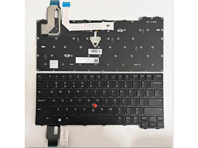 Keyboard for T14 Gen3 Gen4 P14s Gen3 Gen L14 Gen3 Gen4 TP00133B 21C5 laptops (US version) (black with dots US)
