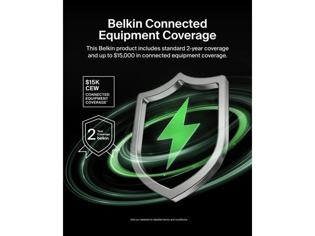 6-Outlet Home And Office Surge Protector With Essential Power Filtration And 4ft Cord, 700 Joules, Black