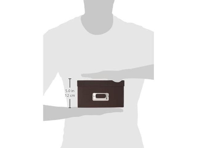 Photo Storage Box, Dark Brown