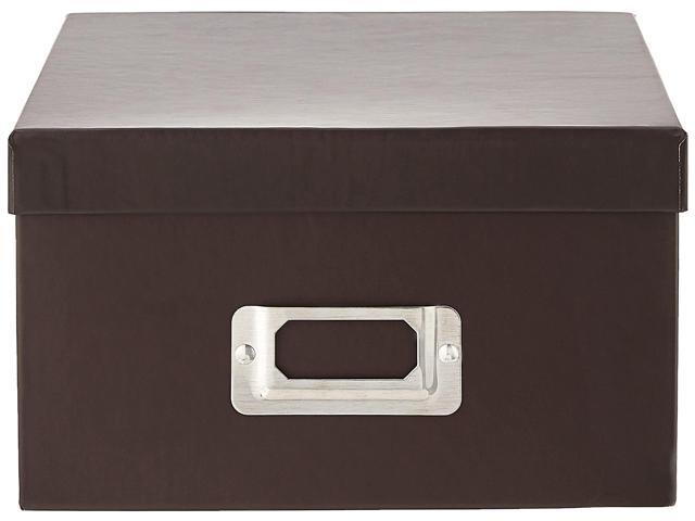 Photo Storage Box, Dark Brown