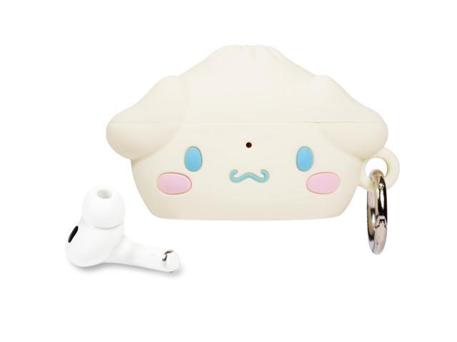 Case [ Compatible with AirPods Pro 2 ][Steamed Bun Series] Silicone Protective Cover [Carabiner Clip Included] [Wireless Charging Compatible] ...