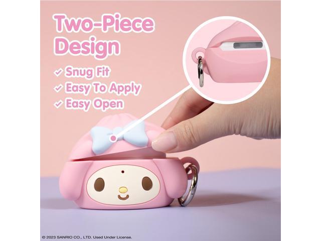 Case [ Compatible with AirPods Pro 2 ][Steamed Bun Series] Silicone Protective Cover [Carabiner Clip Included] [Wireless Charging Compatible] My...