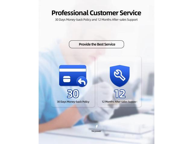 USB C Laptop Charger - Compatible with Thinkpad, Yoga, Chromebook, Thinkbook, IdeaPad, 65W/45W AC Adapter with 10Ft Extended Sturdy Cable