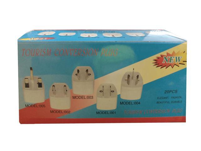 Travel Adapter Plug Set Pack of 4 Universal Outlet Adapters for All of Europe (Type C, E, F, G J, L) - Works in France, UK, Switzerland, Spain,...