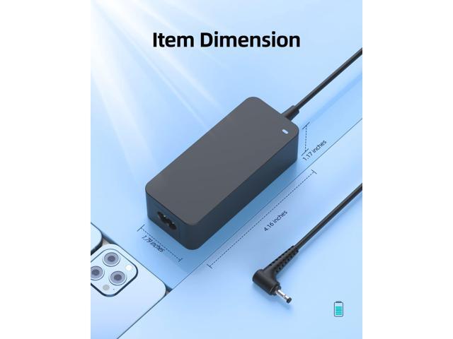65W 45W Charger Fit for IdeaPad 1 1i 3 3i 5, Slim 1 3 5, Yoga 710 330, IdeaPad 330S S145 S340 L340, Flex 14 15, Chromebook N22 N23 N42 Laptop