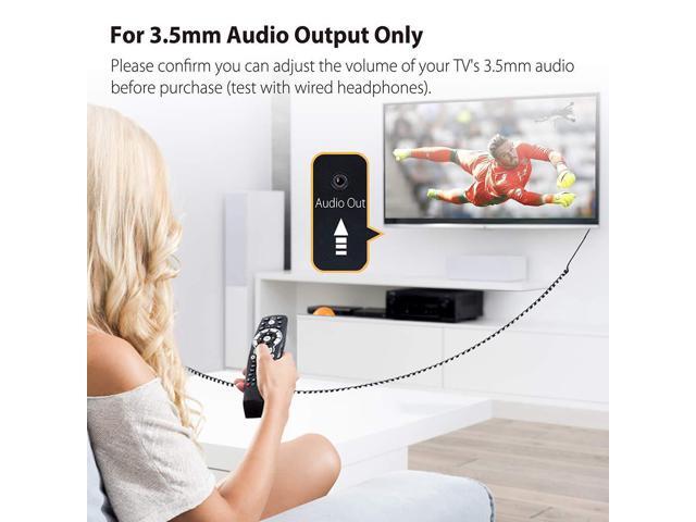 Long Cord Earbuds for TV & PC, 18ft / 5.5m Extension Cable Earphones with Mic & Extra Long Spring Coil Wire, Metal Stereo in-Ear Wired Bass...