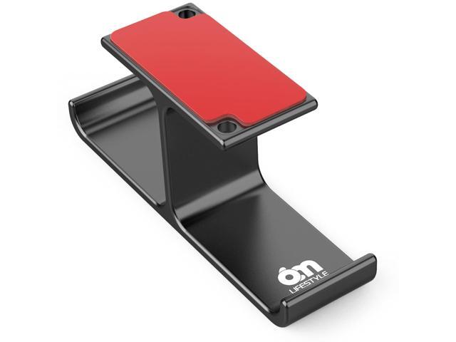 All Aluminum Headset & Headphone Stand Hanger Under Desk Headphone Holder Hook with Strong Adhesive & Screws, Desk Accessories for Gaming Headset...