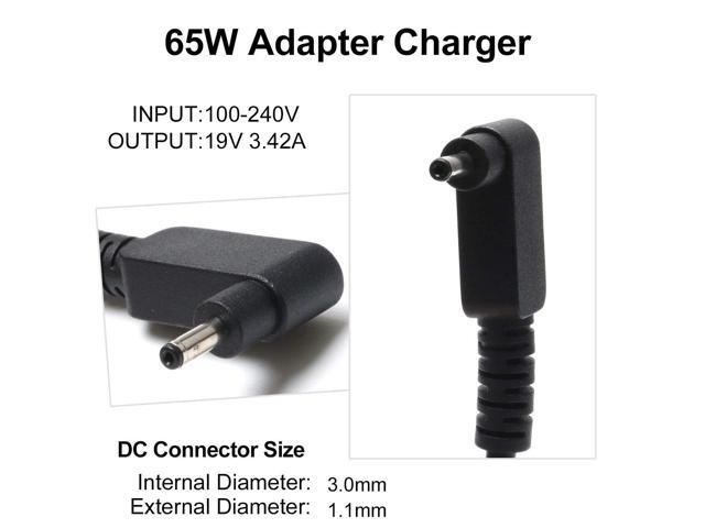 65W Charger Compatible with Aspire 5 3 1 A515-54 A515-44 A515-55 A115-31 A13-045N2A C740 R5-571T C738T R7-371T SF314-52 SP513-52N SP111-33 SF314-51...