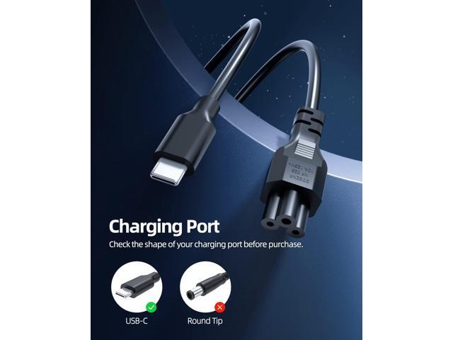 65W/45W USB C Laptop Charger for Laptop, ChromeBook, Yoga, IdeaPad, Universal Type C AC Adapter with Charging Indicator & 10FT Extra Long & Sturdy...