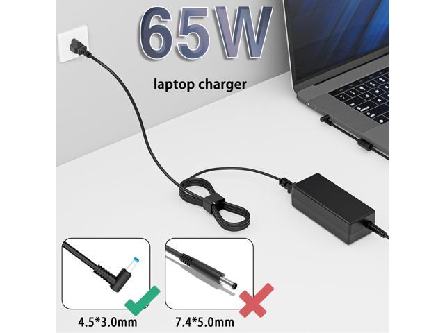65W Laptop Charger Compatible with Elitebook 840 850 845 830 820 G3 G4 G5 G7 G8 G9 ProBook, Envy, Pavilion, Spectre, Stream, Notebook 15 Smart Blue...