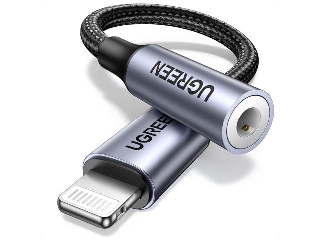 Headphone Adapter for iPhone Lightning to 3.5mm Adapter MFi Certified Lightning Aux Audio Jack Dongle Compatible with iPhone 14 Pro Max/14 Plus/13...