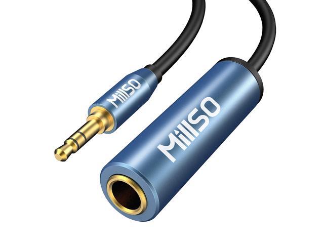 1/4 to 3.5mm Headphone Adapter, TRS 6.35mm Female to 3.5mm Male 1/8 to 1/4 Stereo Audio Adapter for Amplifiers, Guitar, Piano, Home Theater Devices...