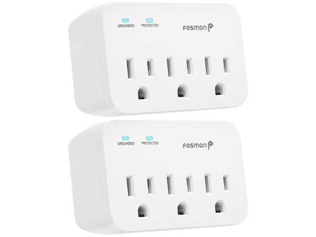 Refrigerator Surge Protector, 3 Outlet Heavy Duty Appliance Surge Protector with High Joules for Fridge, Microwave, Washing Machine, Garage Door,...