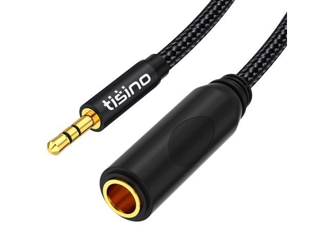 1/4 to 3.5mm Adapter, 1/4' Female to 1/8' Male Stereo Audio Adapter for Headphone, Amplifiers, Guitar, Amp etc. - 1ft/30cm