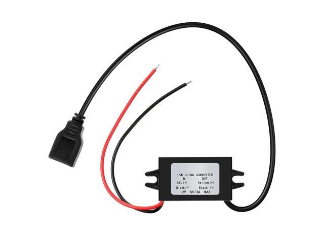 1 Piece 12v to 5v Dc Converter Buck Module USB Output Power Adapter Dc Car Power Converter Regulator