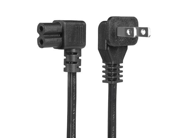 Power Cord, 6 Ft 90 Degree Angled Power Cable for LED LCD TV Right Angle Cord Replacement