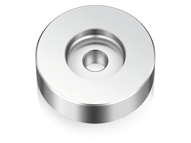 45 Record Adapter for Turntable RPM Record Player for 7 Inch Vinyl Players Turntables Solid Aluminum Dome(Silver)