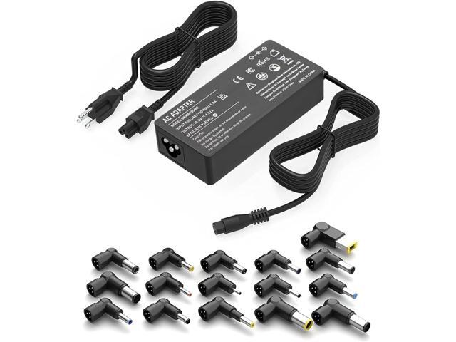 90W Universal AC Adapter Laptop Charger Compatible with Notebook Ultrabook Chromebook Power Supply Cord with 16 Tips