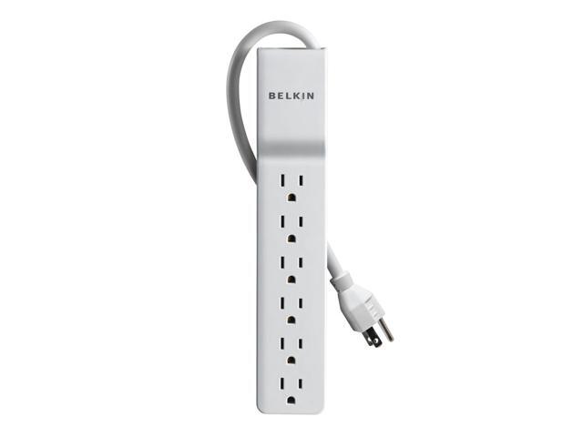 6-Outlet Surge Protector Power Strip, UL-Listed w/ 6 AC Outlets & 10ft/3M Cord, ABS, Overload and Overvoltage Protection for Personal Electronics,...