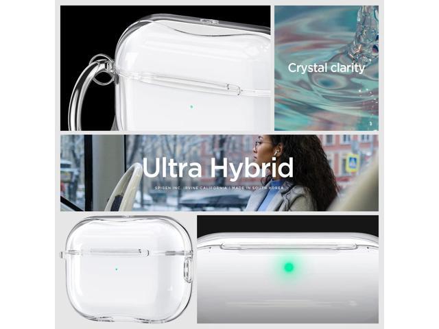 Ultra Hybrid Designed for AirPods Pro 2nd Generation Case 2022/2023 (USB-C/Lightning Cable) Cover - Crystal Clear