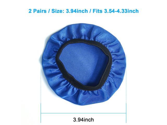 Headphone Covers, 2 Pairs Washable Flex Headset Earpad Cloth Cover for Gym Training Aviation Racing Gaming Wireless Wired Over The Ear Headphones...