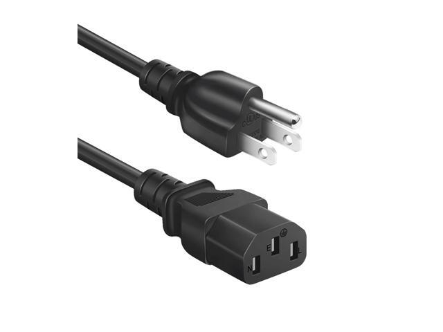 Power Cord Compatible with Treadmills Ellipticals, Universal 3 Prong Power Cable Replacement 6 Feet