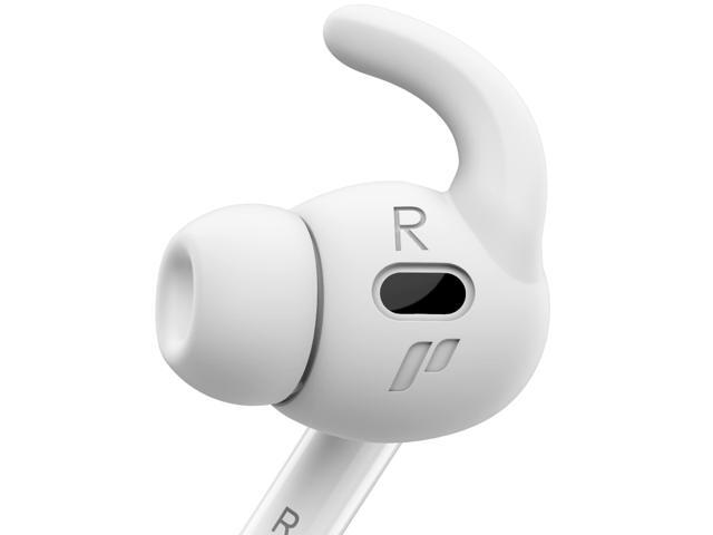 4 Pairs for AirPods Pro 2 Ear Hooks Covers [Added Storage Pouch] Accessories Compatible with AirPods Pro 2nd Generation (White)