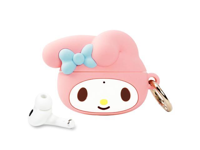 Cute Case [ Compatible with AirPods Pro 1/Pro 2, Not for Pro 3 ] - Kawaii Silicone Protective Cover [Carabiner Clip Included] [Wireless Charging]