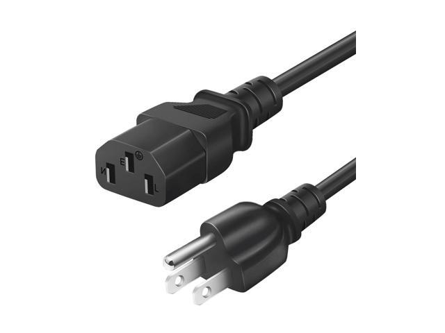 AC Power Cord for Vibration Plate Walking Pad Treadmills Ellipticals Universal 3 Prong Power Cable Replacement 6 Feet