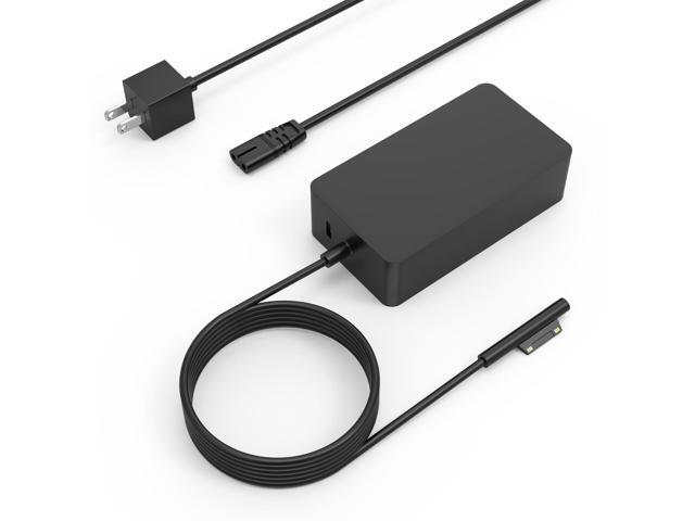 65W Charger Compatible with Surface Pro 11,10,9,8,7+,7,6,5,X,for Windows Surface Laptop 7,6,5,4,3,2,1,Go/Book 3,2,1,44W,36W,LED,10FT