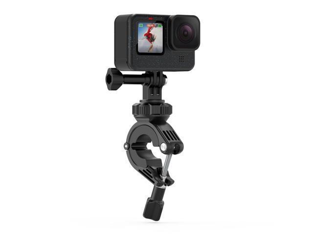 Handlebar Pole Mount Motorcycle Clamp Mount Compatible with Action Cameras - 360 Degree Rotation