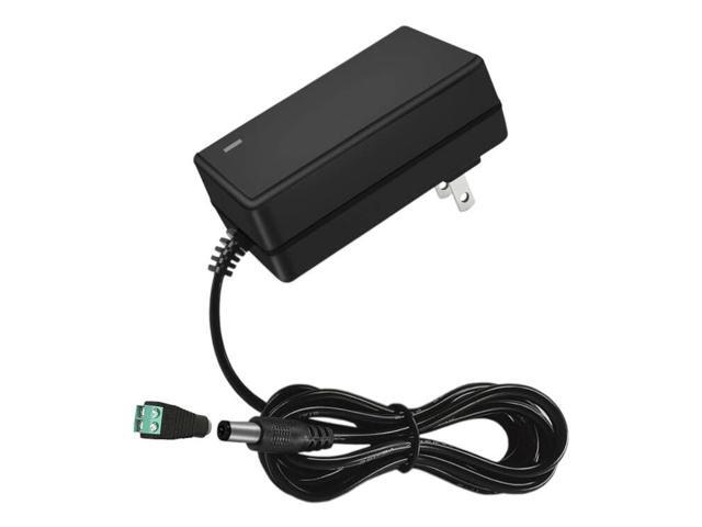 24V 2A DC Power Supply Adapter 24W AC/DC Adapter 100-240V AC to DC 24Volt 2Amp Power Adapter converter Transformers with 5.5mm x 2.5mm US Plug for...