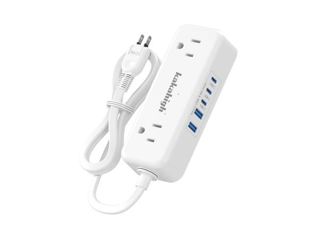 Adapter, 1875W 2 Prong Extension Cord 5 FT with 180 Rotating Flat Plug, Type A Travel Adaptor for use in Japan, Tokyo, Canada, Mexico, Philippines,...