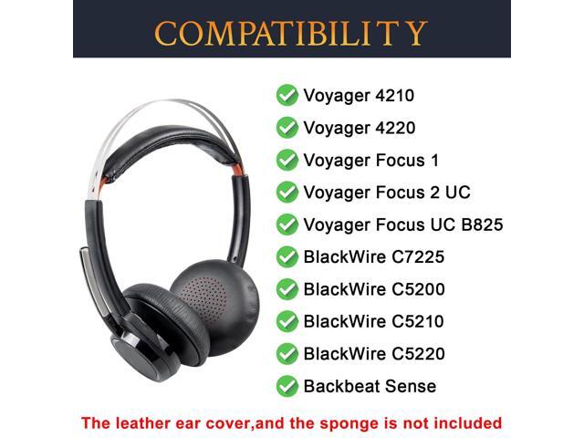 Replacement Earpads Cover for Voyager Focus UC B825/1 & 2 UC, Voyager 4210/4220, Cushions Ear Pads Cover for BlackWire...