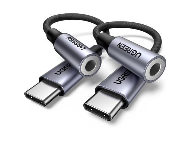 2 Pack USB C to 3.5mm Audio Adapter Type C to Headphone Aux Jack Dongle 24bit/96kHz HiFi DAC Cable Cord Compatible with iPhone 17 16 Pro Max/16...
