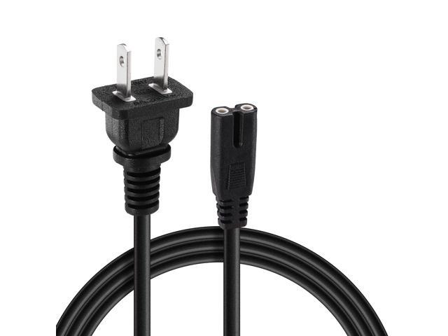 10FT TV Power Cord 2 Prong AC Wall Plug Compatible with 43' 50' 55' 65' 75' 4-Series Omni Series 4K UHD Smart Cable(10FT)