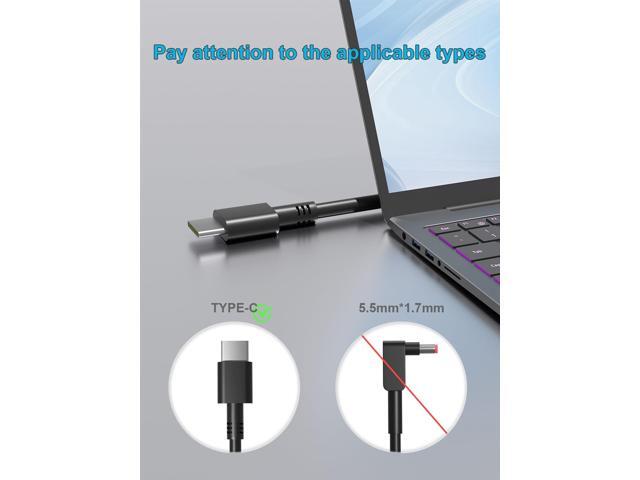 65W USB C AC Charger Fit for Laptop
