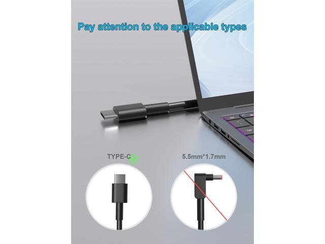 65W USB C-Charger Compatible with Inspiron 14 16 2-in-1 7620 7306 7415 7435 7635 7425 7420 7430 5630 5620 5310 5410 5430 5625 7640 7630 7490 7440...