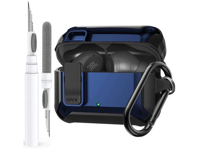 Compatible with Vibe 200TWS/Vibe Beam Case Cover Lock Clip with Cleaner Kit, Cool Protective Cover Men Women with Carabiner for Vibe Beam 2...