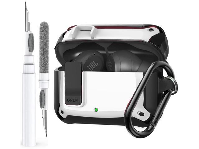 Compatible with Vibe 200TWS/Vibe Beam Case Cover Lock Clip with Cleaner Kit, Cool Protective Cover Men Women with Carabiner for Vibe Beam 2...