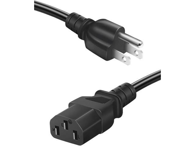 Power Cord for Block Rocker, Pathfinder, Tailgater Bluetooth Speaker, Rockin Rolle, Guitar Amplifier Universal 3 Prong Charger Cable Replacement 6...