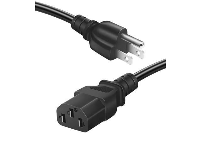 Power Cord Cable for Amplifier Musical Guitar Amp PC AC Amplifiers, 18 AWG Universal AC 3-Prong Cable (6FT)